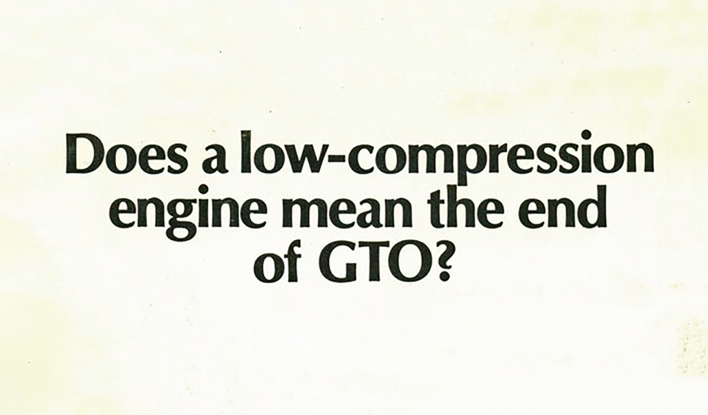 Fave Car Ads: 1971 Pontiac GTO